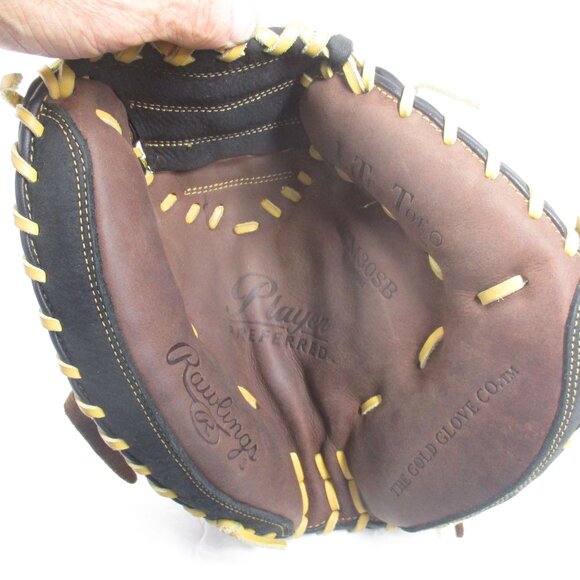 Rawlings RCM30SB Players Preferred Baseball Catchers Glove RHT Brown Leather - Picture 3 of 10